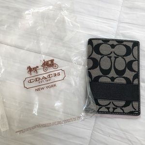 Coach Passport holder